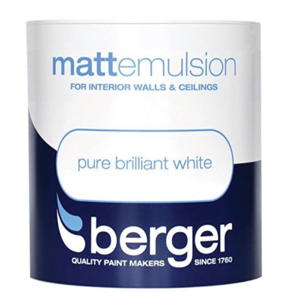 Berger Paint- White Gloss – 10L
